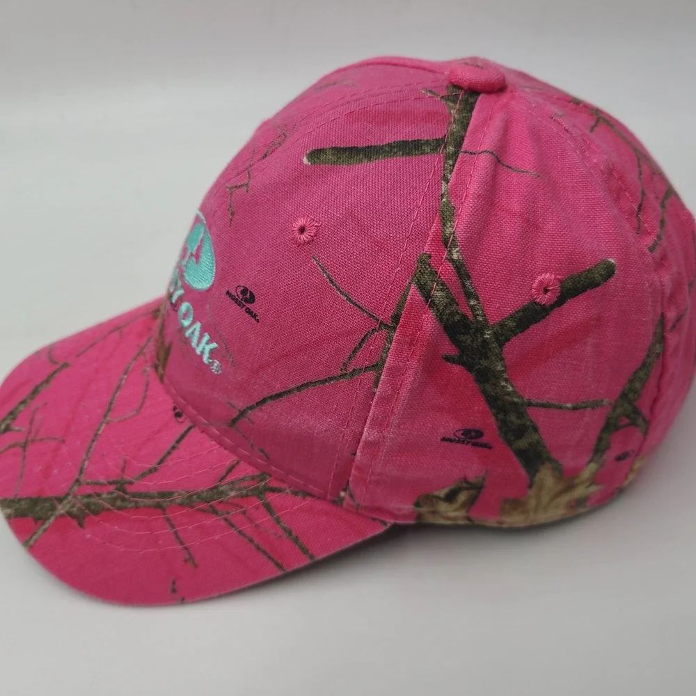 Women Mossy Oak Hat Adjustable Pink Camo‎ Hunt Fish Outdoors Tree Branch Print